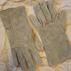 Lands' End Elegant Suede Gloves